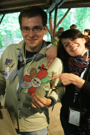 Robert... et sa fleur !