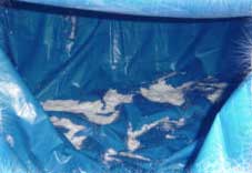 L'intérieur de l'abris