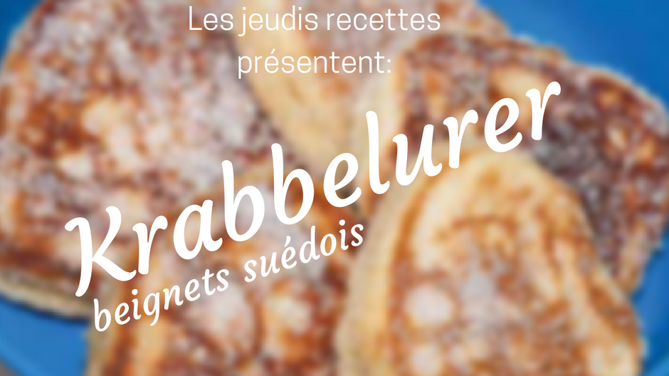 Krabbelurer (beignets suédois)