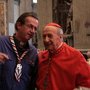 Jacques Gagey et le cardinal Etchegaray (Moment de rencontre le premier (...)