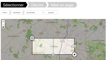 Imprimer une carte pour un jeu de piste par exemple