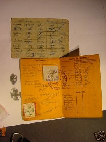 Carte de scout complète, 17e Paris, Paris-Est II, 1940
