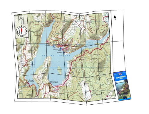 Orienter la carte avec une boussole