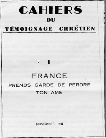 Scouts et guides au sein du mouvement Témoignage Chrétien (1941-1944)