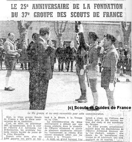 Le 25e anniversaire de la fondation de la 37