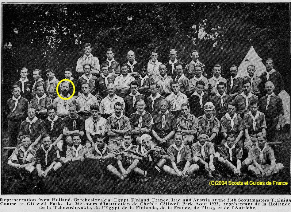 Le Père Sevin à Gilwell