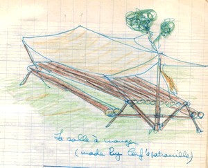 La salle à manger (made by Cerf's patrouille)