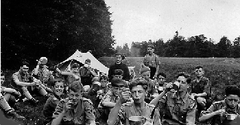 le 1er petit déjeuner au camp