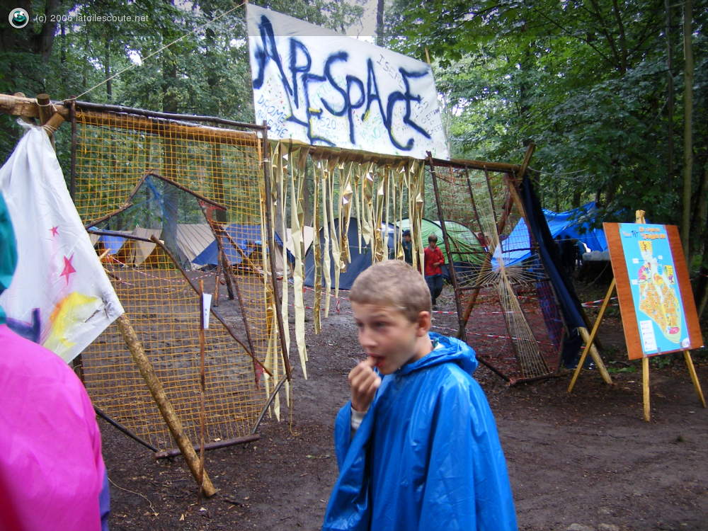 L'entrée du village Alpespace