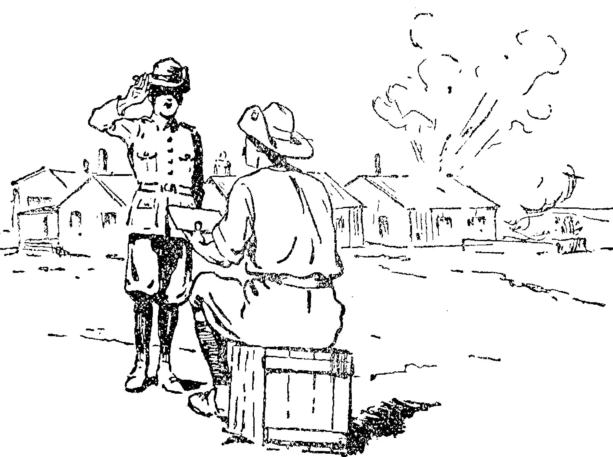 1er bivouac : Travaux d&rsquo;Eclaireurs