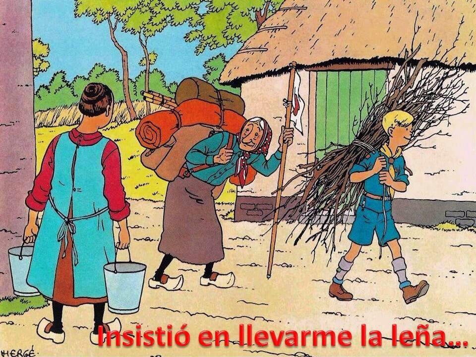 Quand Hergé parodie les scouts