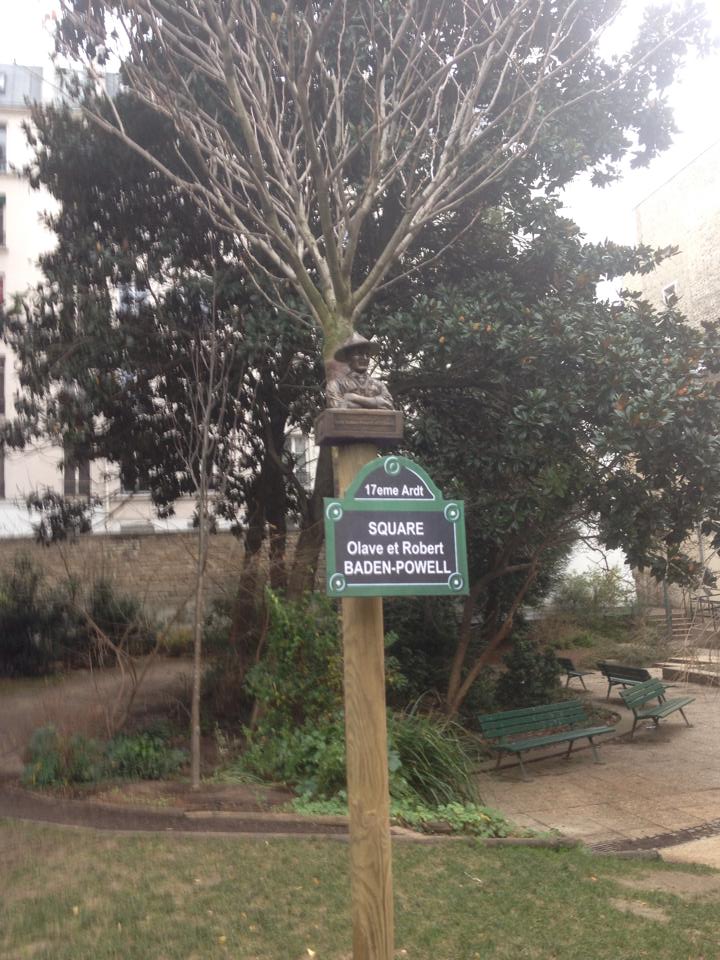 Un square parisien aux noms des Baden-Powell