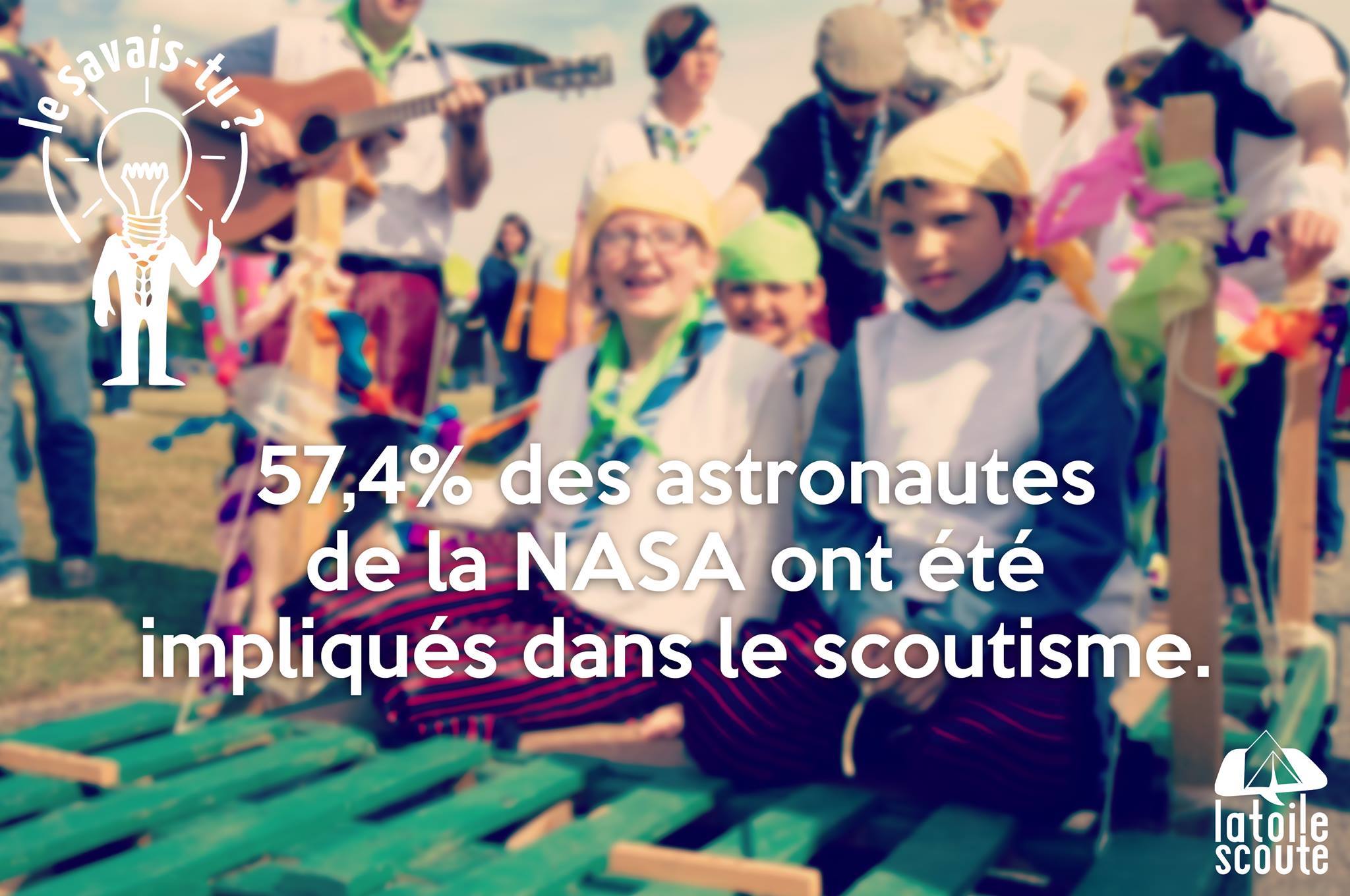 57,4% des astronautes de la NASA…
