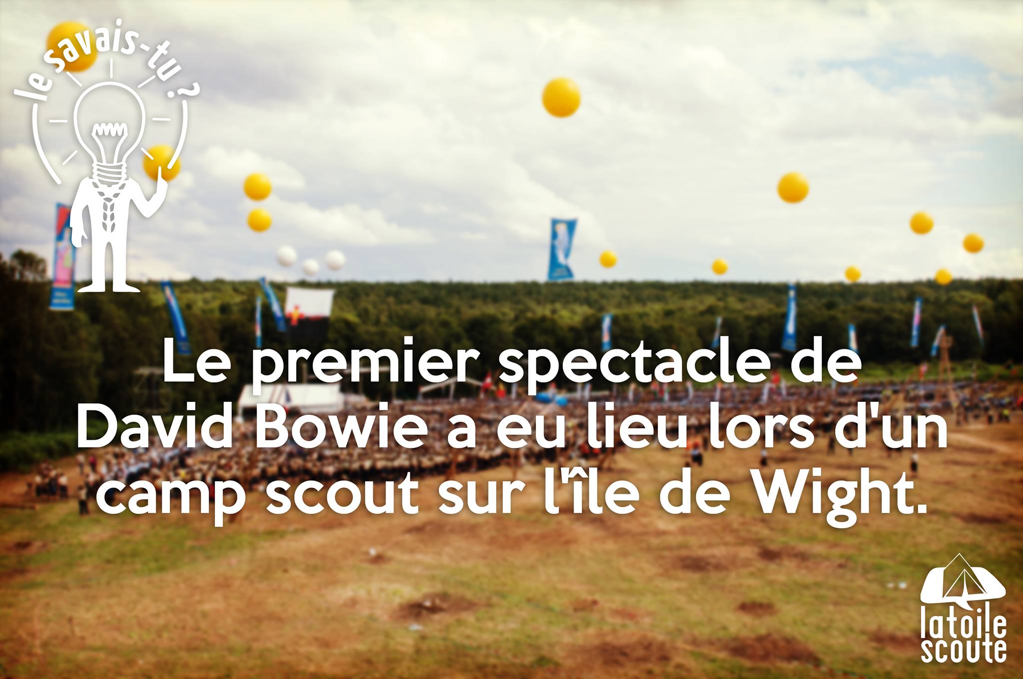 Le premier spectacle de David Bowie…