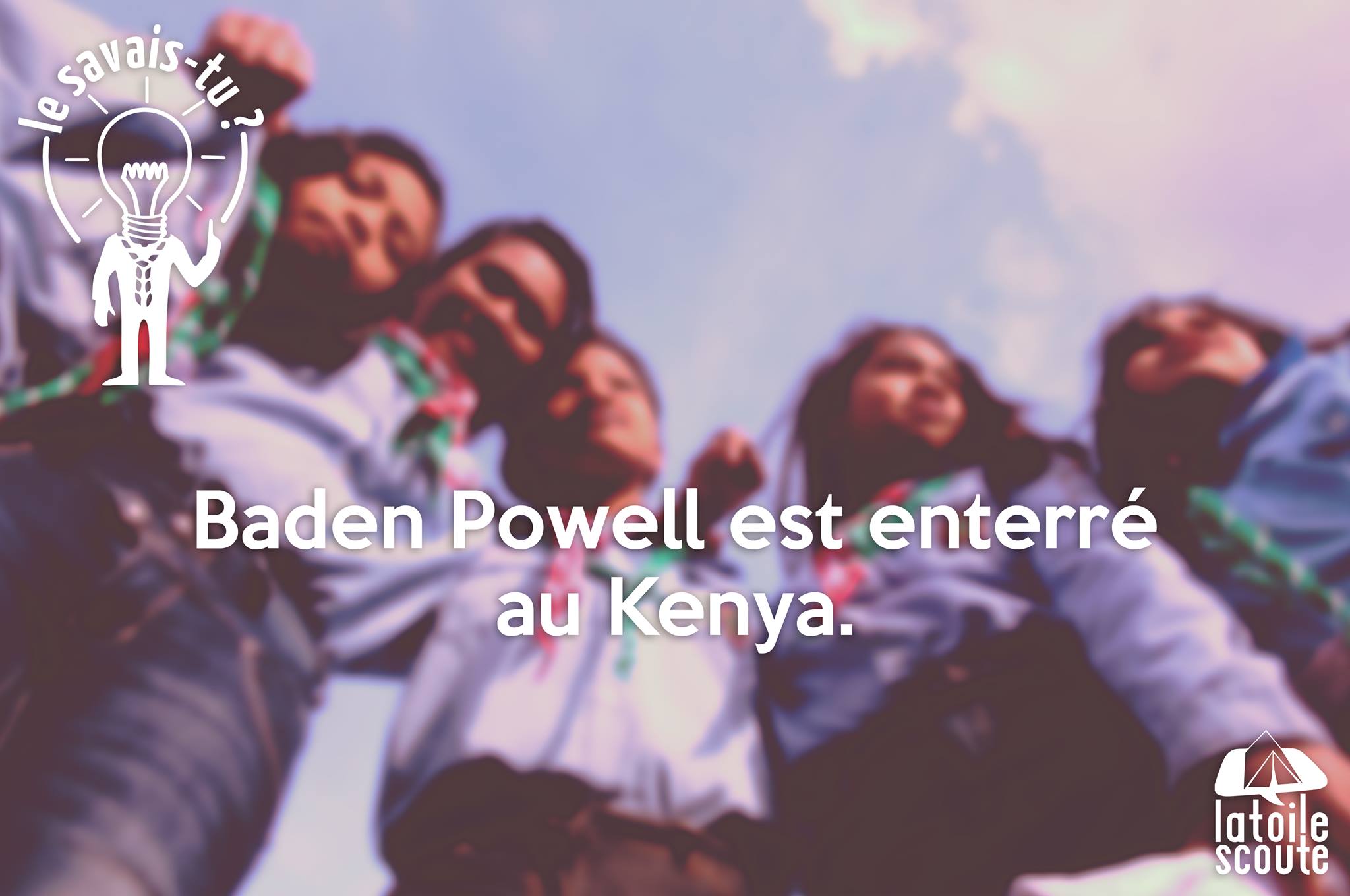 Baden Powell est enterré…