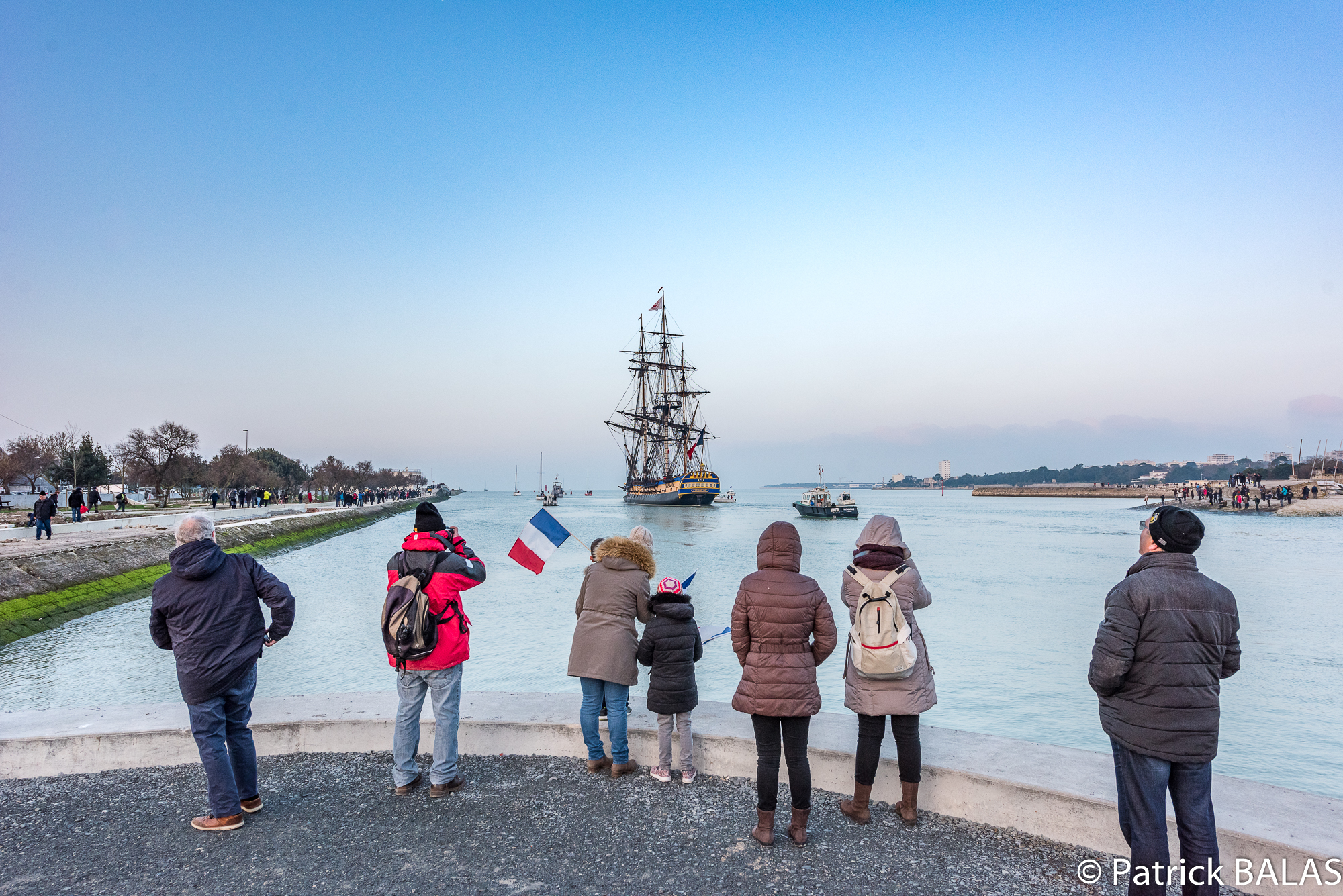 Deux scouts à bord de l&rsquo;Hermione