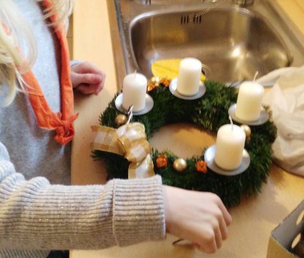 Couronne d&rsquo;avent