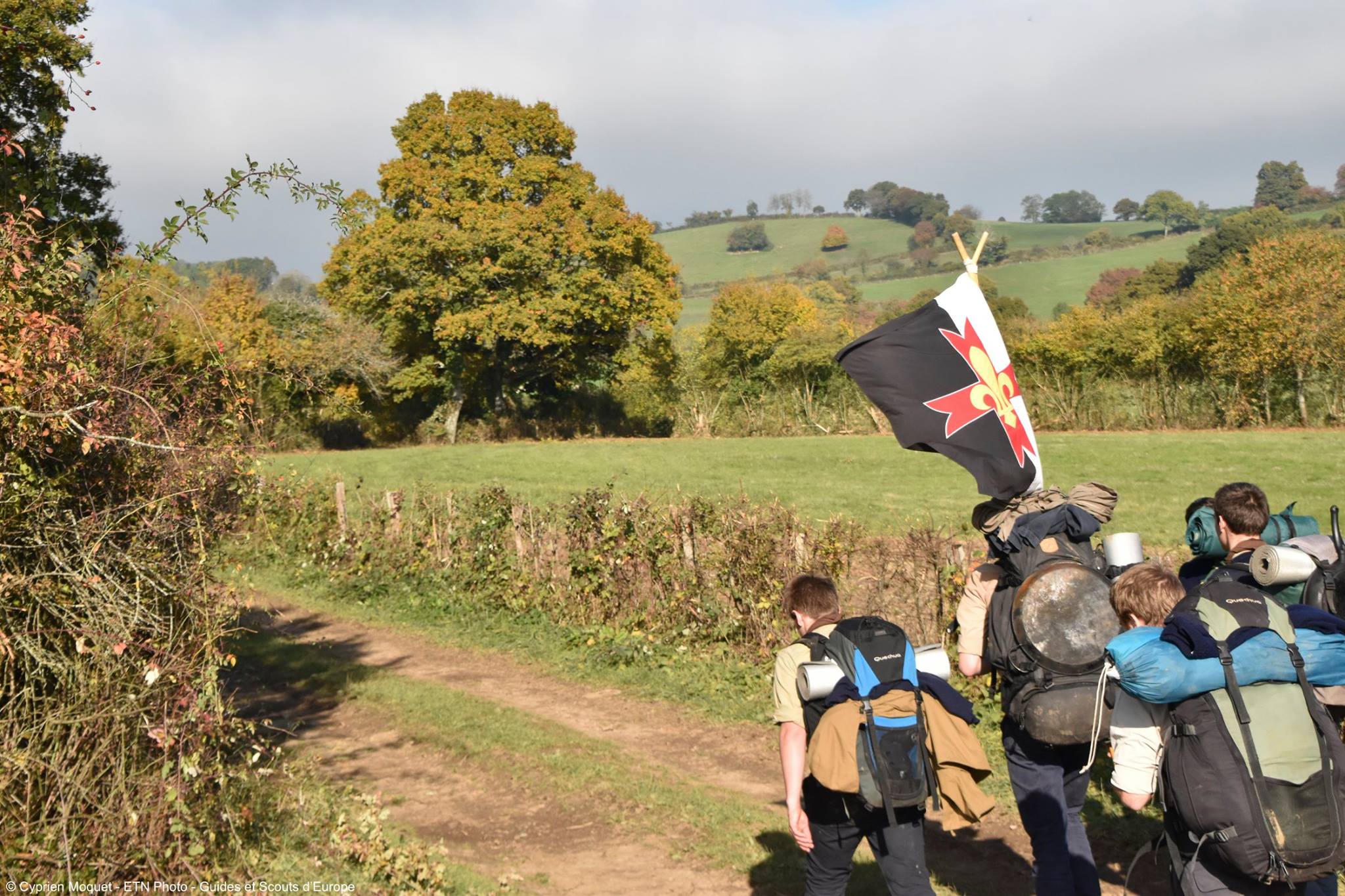 Les Scouts d&rsquo;Europe à Vézelay